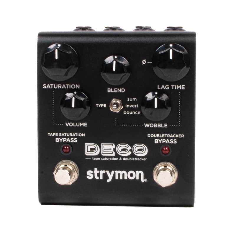 Strymon DECO Tape Saturation and Doubletracker Black Edition Pedal USED