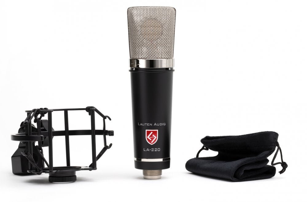 LAUTEN AUDIO Black LA-220 v2 — Microphone, studio recording microphone body