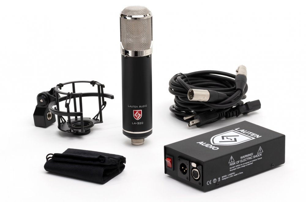 LAUTEN AUDIO Black LA-320 v2 — Microphone, studio recording microphone body