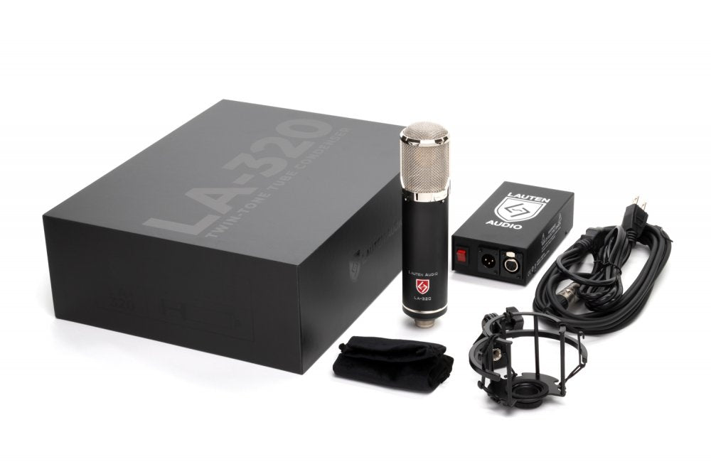 LAUTEN AUDIO Black LA-320 v2 — Microphone, studio recording microphone body