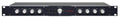 Black rackmount audio processor with multiple white rotary knobs and a toggle switch on the front panel.