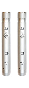 Two silver cylindrical microphones with toggle switches and GA Project logo on each.