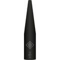 Black cylindrical microphone with tapered top and Neumann logo in white.