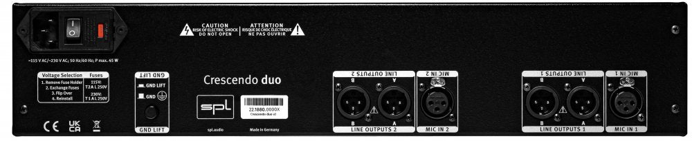 SPL Crescendo Duo v2 — Microphone, studio recording microphone body