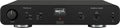Front view of a black SPL Phonitor se headphone amplifier with various input switches and a headphone jack.