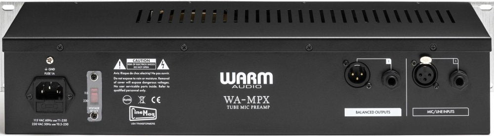 WARM AUDIO WA-MPX — Microphone, studio recording microphone body
