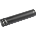 Black cylindrical microphone with a metal mesh grille and the number 2015 on the side.
