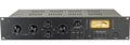 Front panel of WesAudio ng76 limiter with knobs, buttons, and a large analog VU meter.