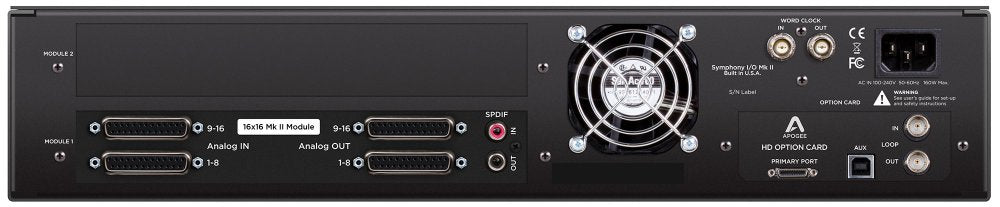 APOGEE Symphony I/O MkII Pro Tools HD 16x16 SE — Converter