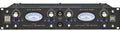 Front panel of black Avalon AD2022 preamplifier with knobs, VU meters, switches, and instrument inputs.