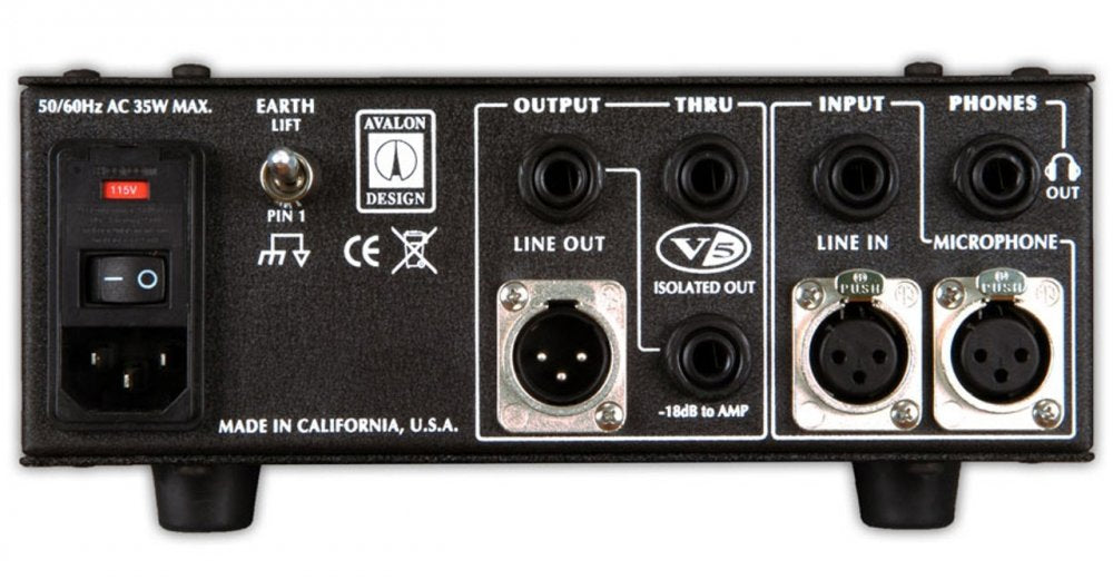 AVALON V5 (Black) — Preamp / DI