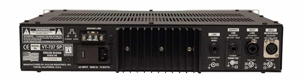 AVALON VT-737sp (Black) — Preamp / DI