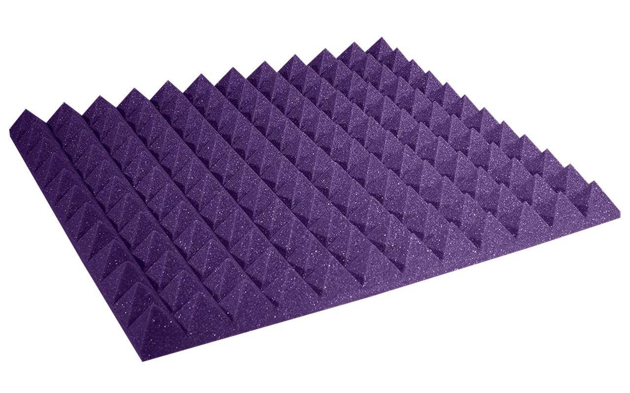 Studiofoam Pyramid 2'' X 24'' X 24'' - Purple (12)