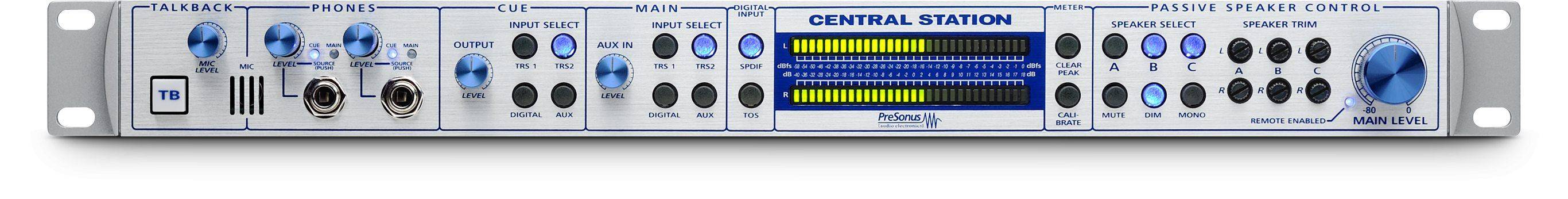 Central Station PLUS Passive Studio Control Centre w/SCR-1