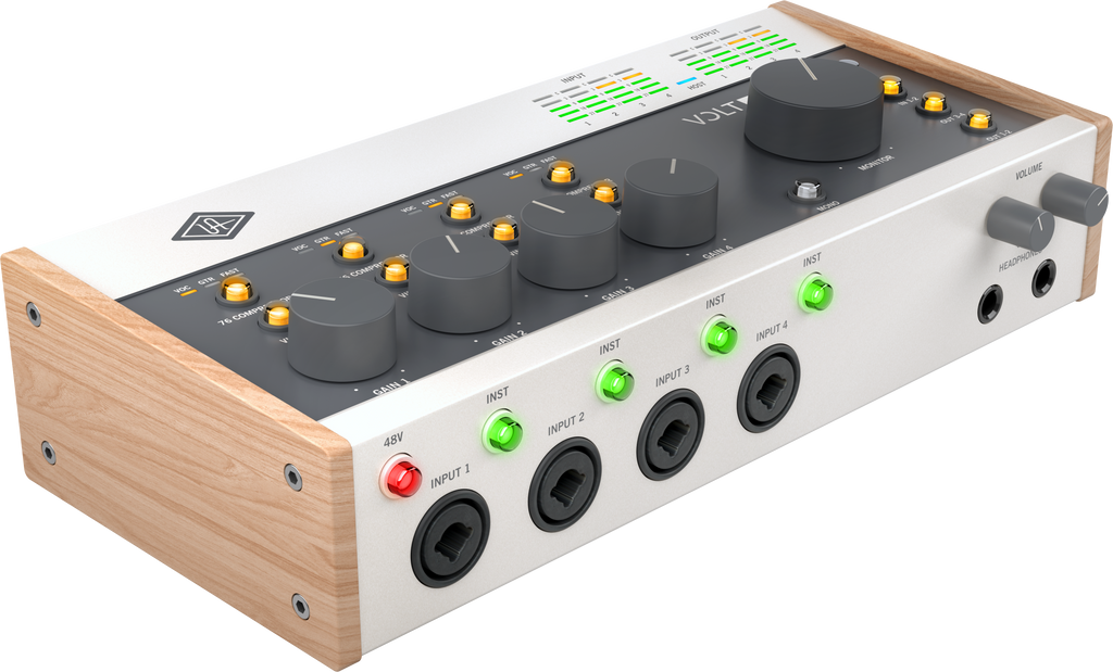 Universal Audio Volt 476P Audio Interface, computer recording audio interface