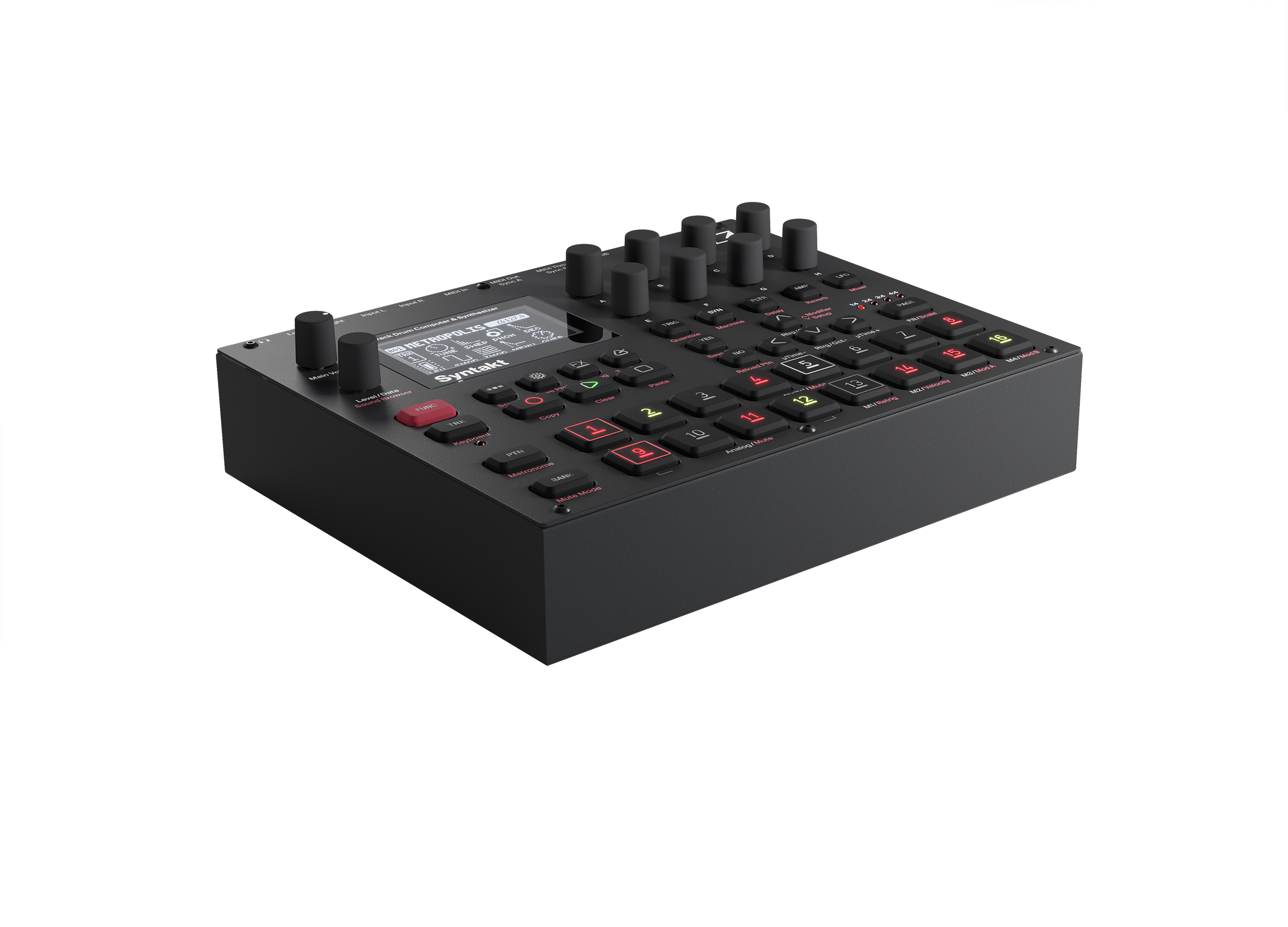 Elektron Syntakt - 12 Track Drum Computer & Synthesizer, keyboard synthesizer instrument