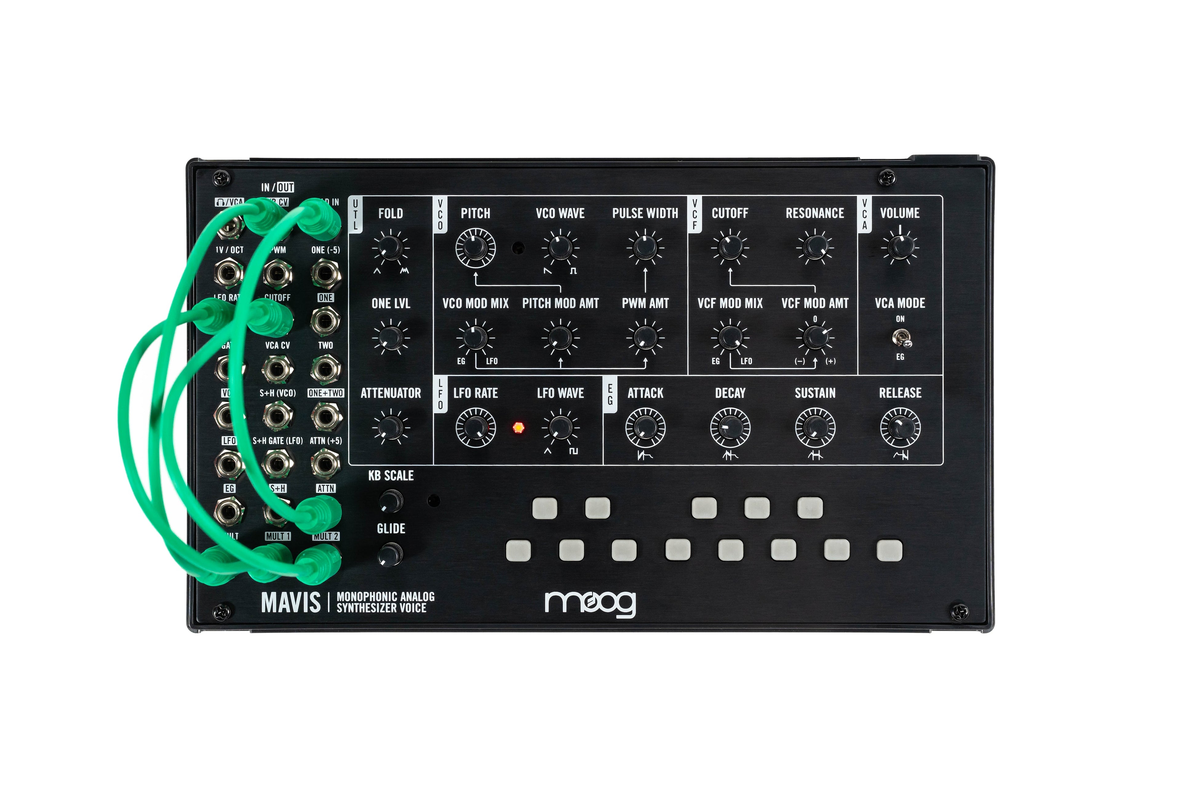 Moog Music Moog Mavis DIY Analog Synth Kit, keyboard synthesizer instrument