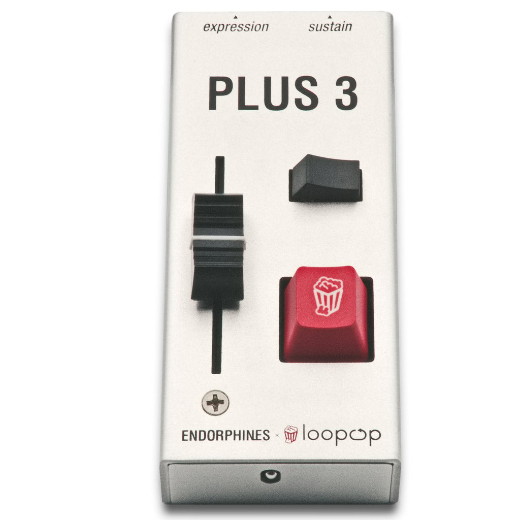 Endorphin-es Plus3 Desktop Expression & Sustain Pedal Loopop - White
