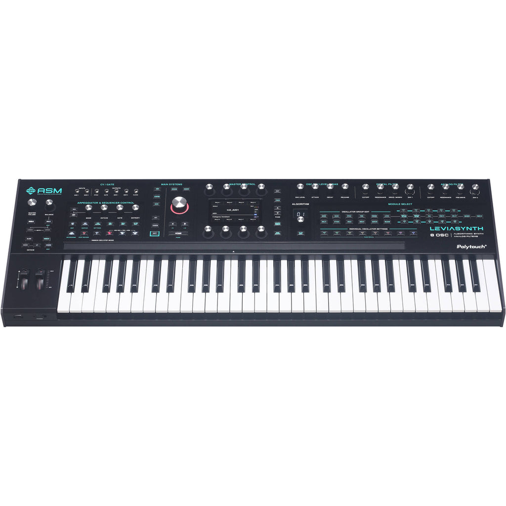 Ashun Sound Machines ASM Leviasynth LSKB - Hybrid Algorithmic Synth Keyboard With 16 voices, 8 Oscillators Per Voice — Synthesizer