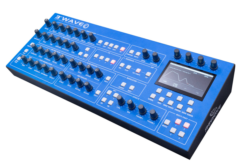 Groove Synthesis 3rd Wave Wavetable, 24-voice polyphony, 4 Part Multitimbral Desktop Module, keyboard synthesizer instrument