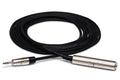 REAN 1/4'' TRS to 3.5mm TRS Pro Headphone Adapter Cable - 5'