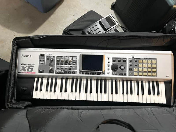 Roland Fantom-X6 61-Key Workstation Keyboard 2004 - 2008 - Silver