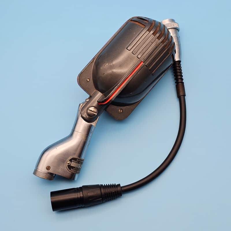 ☆Rare Vintage 1940s Shure 508 Stratoliner Sonodyne Microphone - 3 pin Amphenol Adapter Cable Included - Shure 51 52 708 508A 708A