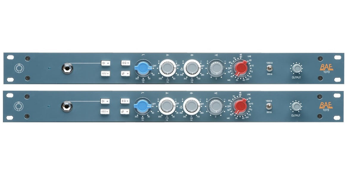 1073 Rack Pair - Single Channel Mic Pre with Power Supply