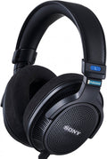 Black over-ear wired headphones with cushioned ear pads and 'SONY' logo on the ear cup.
