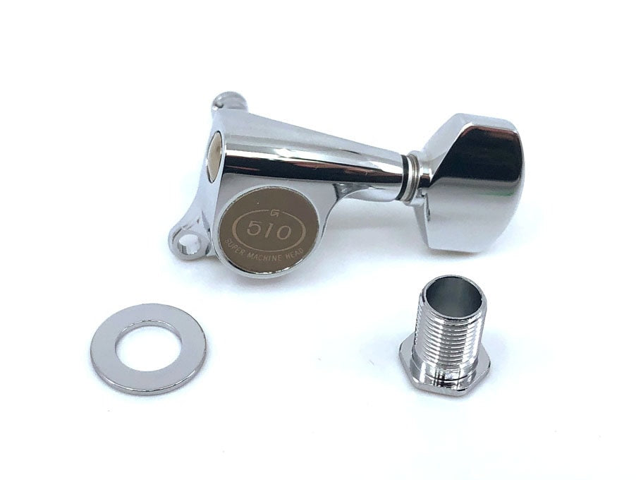 Gotoh SGS510 Chrome Guitar Machine Heads Set of 3+3