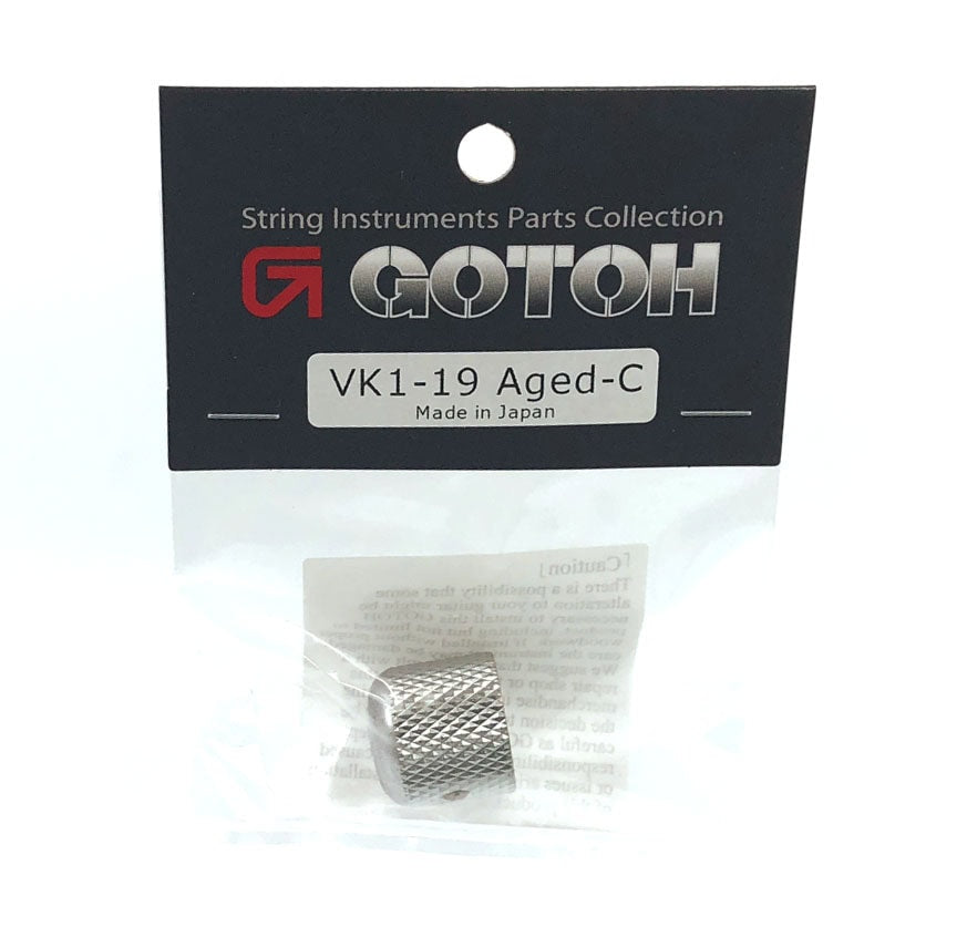 Gotoh VK1-19 Aged Chrome Relic Series Dome Knob