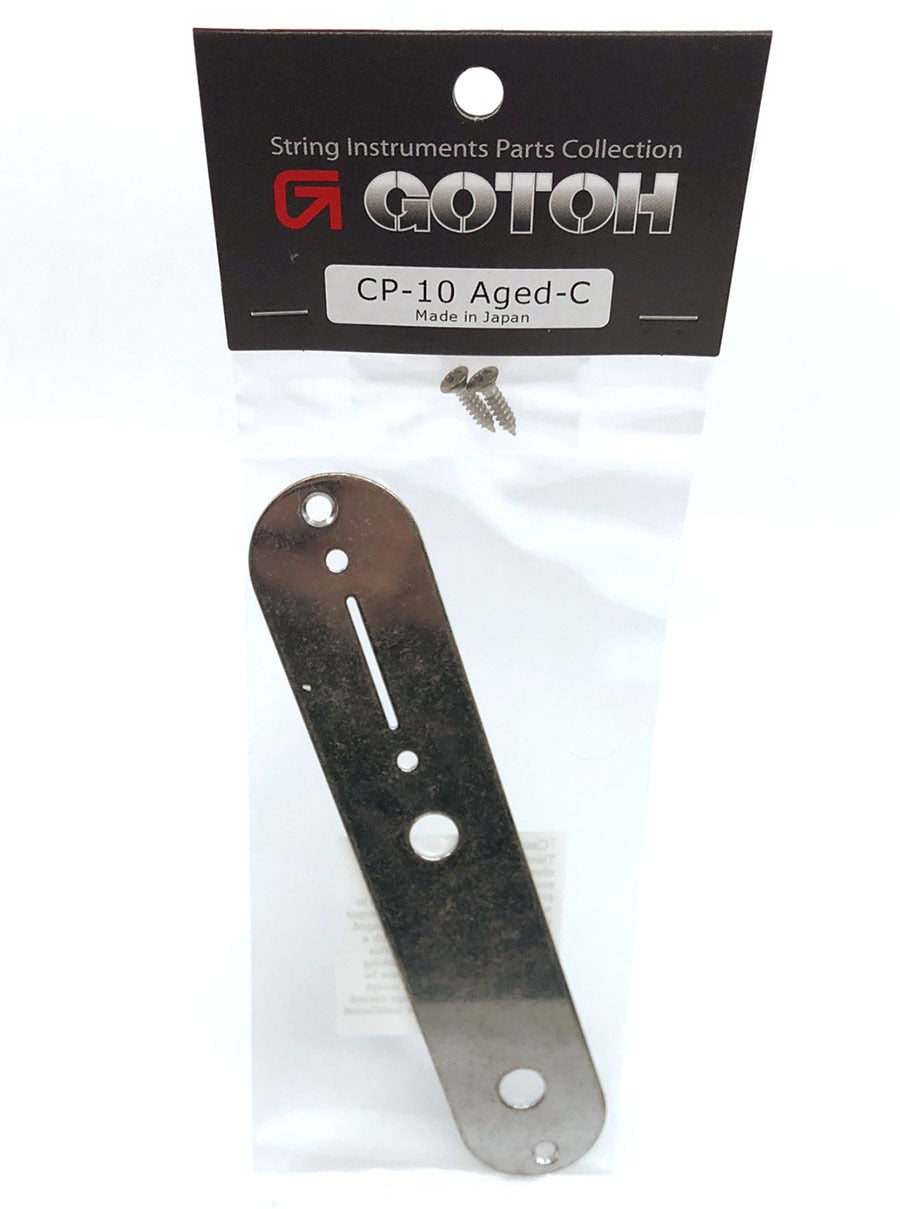 Gotoh CP10 Aged Chrome Relic Series Tele Control Plate