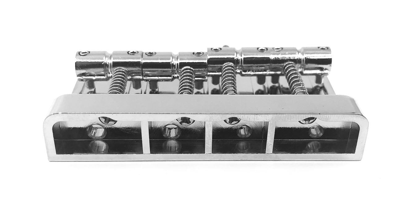 Solo Chrome 4 String High-Mass Style Bass Bridge