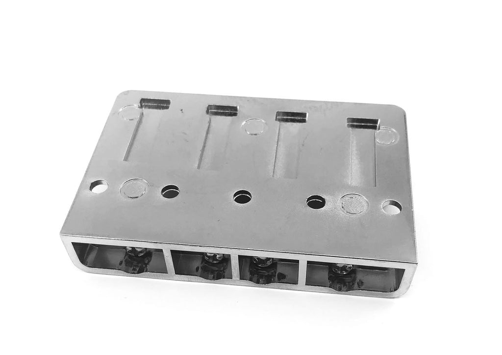 Solo Chrome 4 String High-Mass Style Bass Bridge