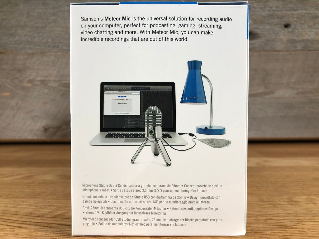 Samson Meteor Mic USB Condenser, studio recording microphone body