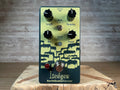 EarthQuaker Devices Ledges pedal with four control knobs, one toggle switch, footswitch button, and red indicator light.