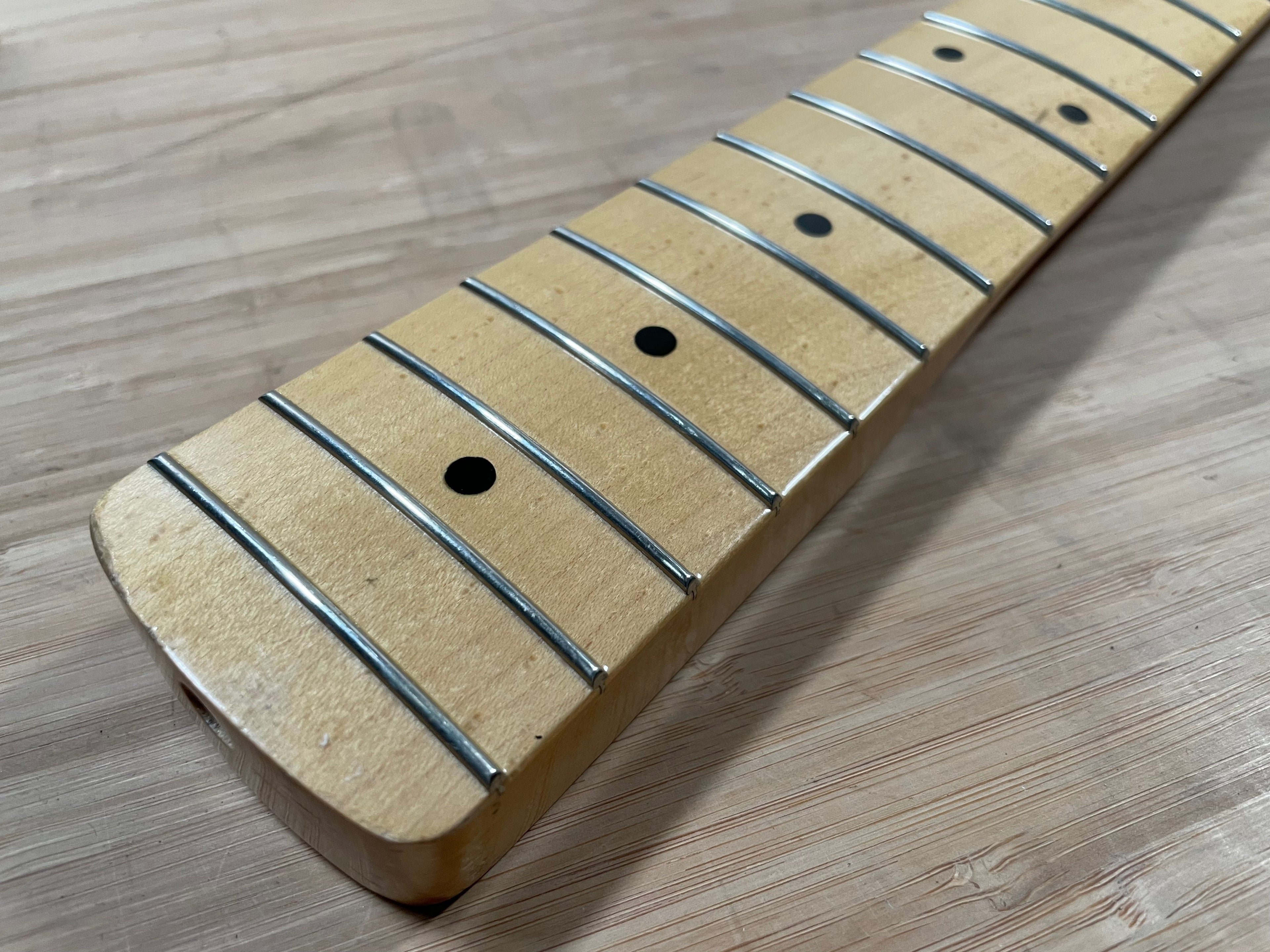 Allparts Aftermarket Maple Precision Bass Neck with Tuners