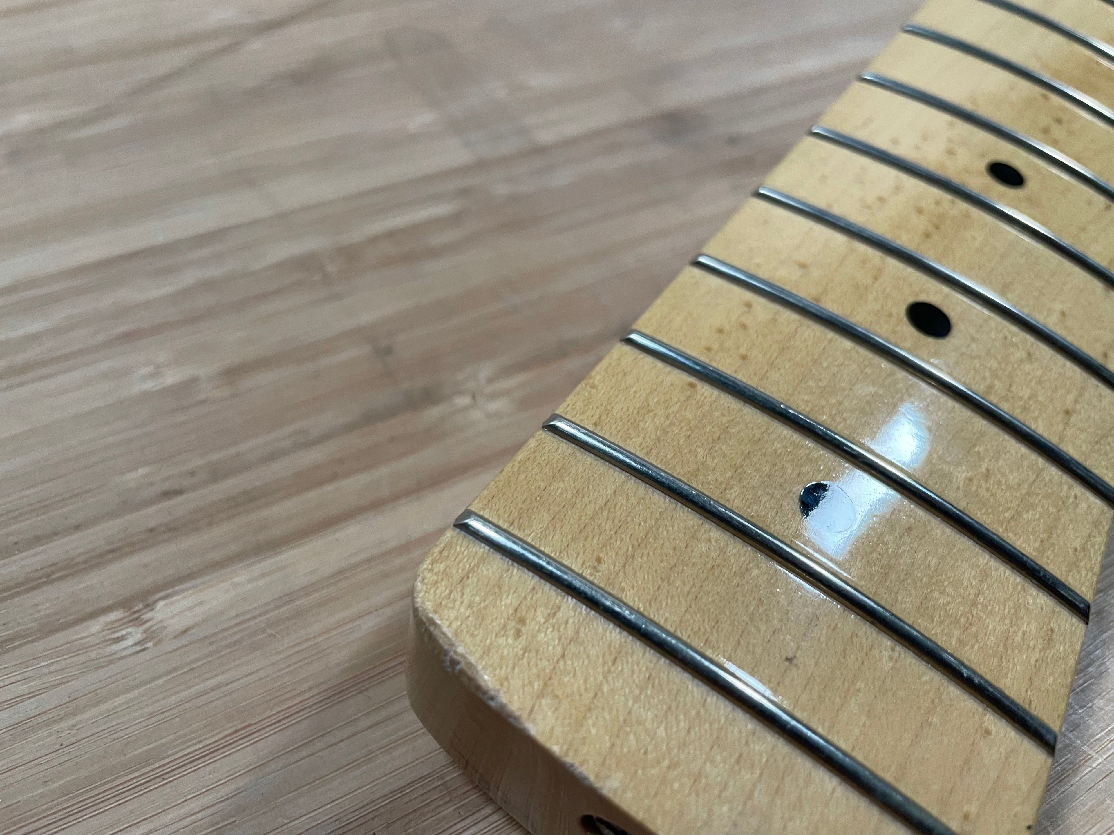 Allparts Aftermarket Maple Precision Bass Neck with Tuners