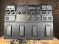 Black Korg G3 guitar performance processor pedal with multiple knobs and footswitches.