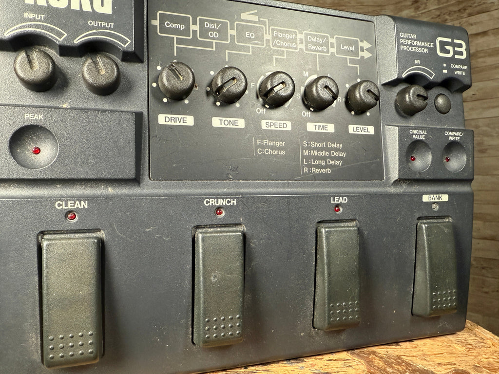 Korg G3 Guitar Performance Processor 1980s MIJ Used