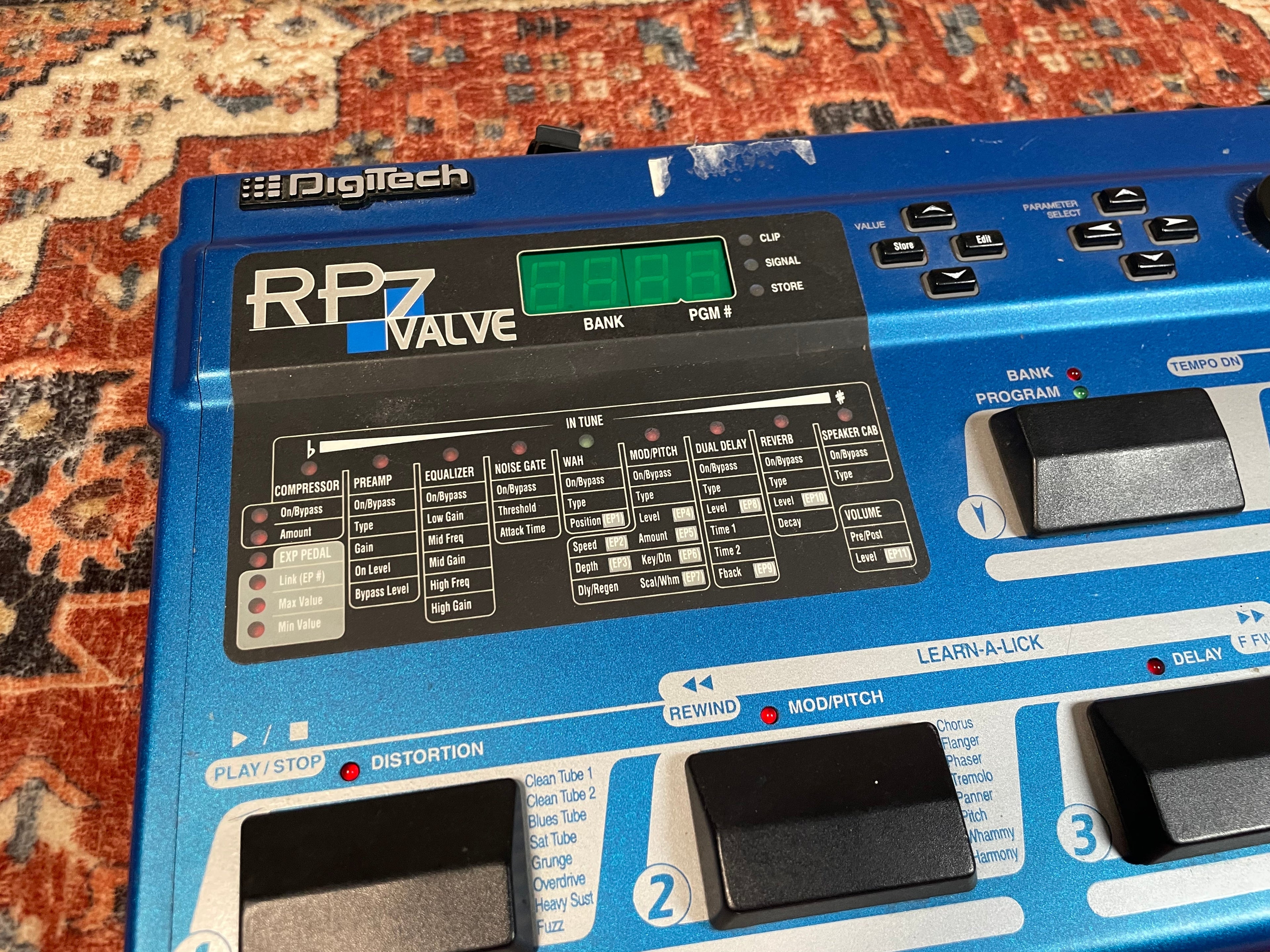 Digitech RP-7 Valve Multi-FX Used