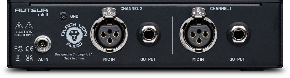 BLACK LION AUDIO Auteur MKIII — Microphone, studio recording microphone body