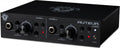 Black Lion Audio Auteur mkIII audio interface with two channels, gain knobs, pads, 48V phantom power, and 1/4 inch TRS inputs.