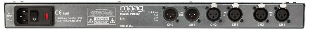 MAAG AUDIO PREQ2 — Microphone, studio recording microphone body