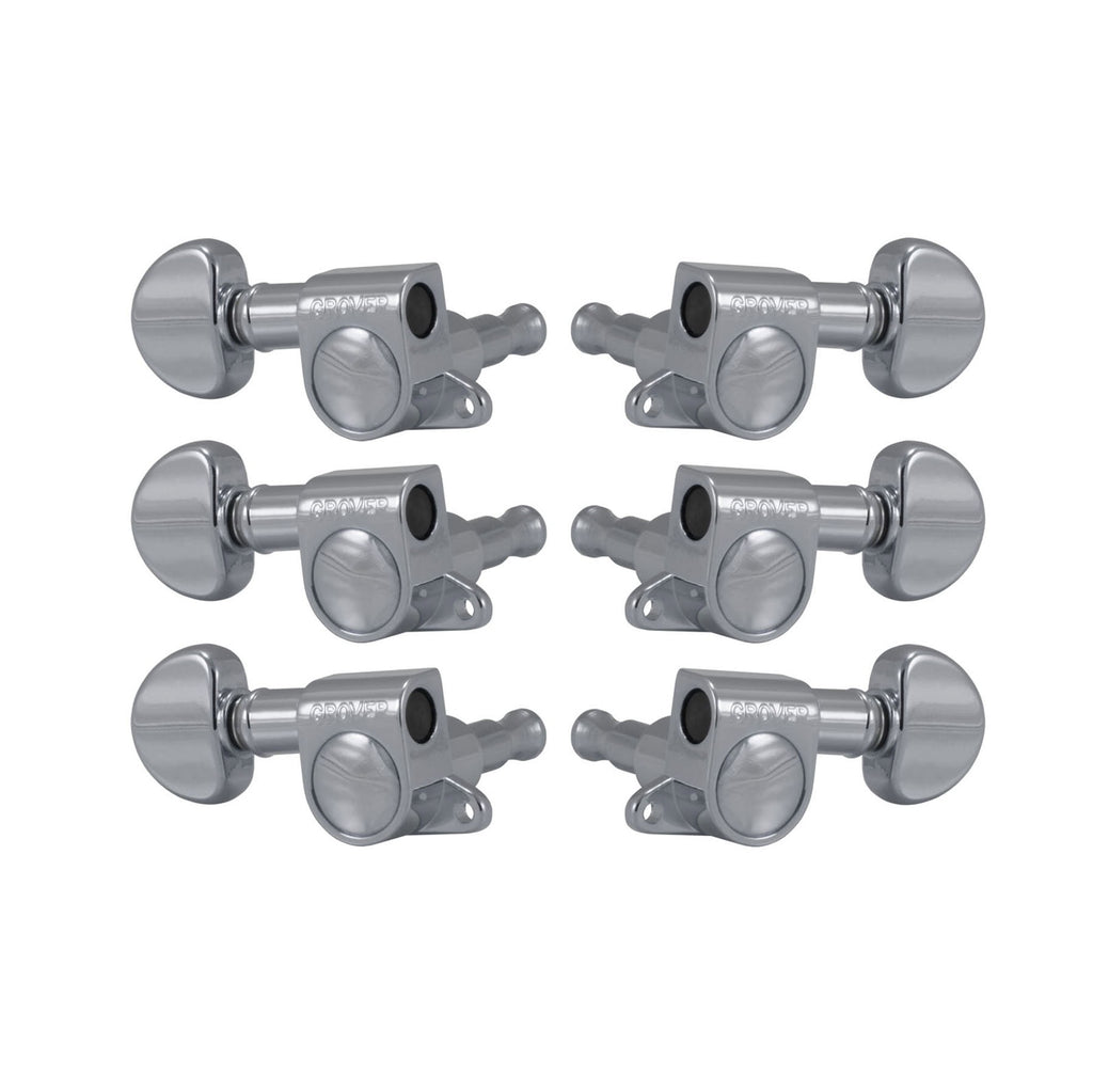Grover 205C Mini Rotomatic Chrome Machine Heads 3+3 – Kidney Style