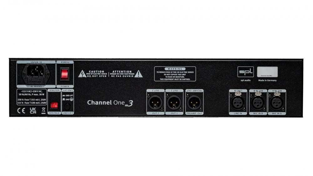 SPL Channel One Mk3 — Microphone, studio recording microphone body