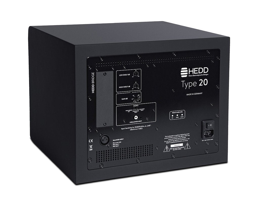 HEDD AUDIO Type 20 MK2-L Black — Studio Monitor, nearfield reference loudspeaker