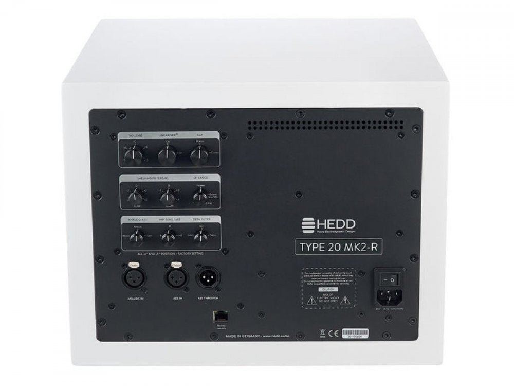 HEDD AUDIO Type 20 MK2-R White — Studio Monitor, nearfield reference loudspeaker