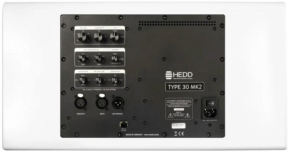 HEDD AUDIO Type 30 MK2 White — Studio Monitor, nearfield reference loudspeaker