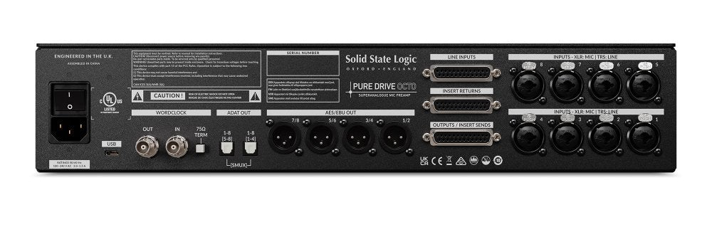 SOLID STATE LOGIC PureDrive Octo — Microphone, studio recording microphone body